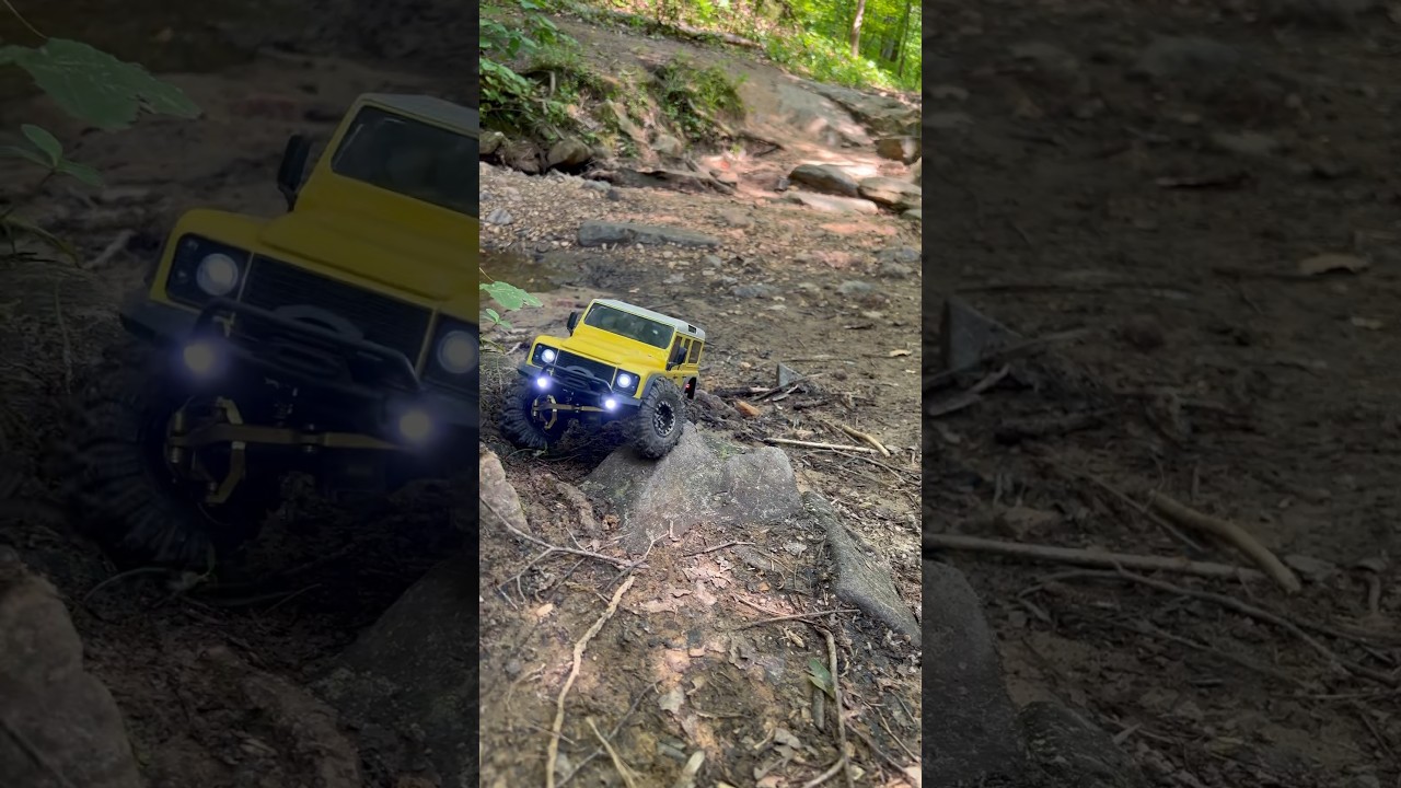 TRX4M-Mud Terrain tires are slippery when wet. 