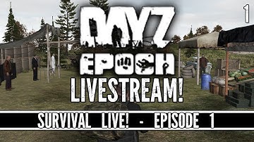 ArmA 2: DayZ Epoch SURVIVAL LIVE: Episode 1 - Our New Base + SUV Explodes Airplane!