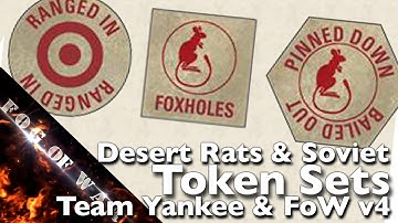 Snippet | Desert Rats and Soviet Token Sets | Team Yankee & Flames of War v4