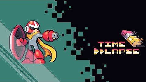 PIXEL ART TIMELAPSE - Mega Man - Proto Man