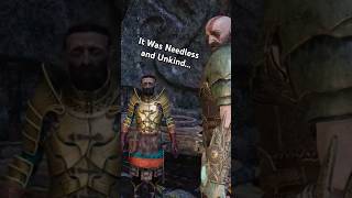 Do Not Be Unkind To Others godofwar kratos atreus gow2018