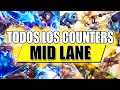 TODOS Los COUNTERS De MID League Of Legends