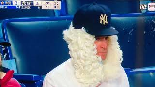 Yankee Stadium. Heckling me some Cheating 'Stros from Section 122