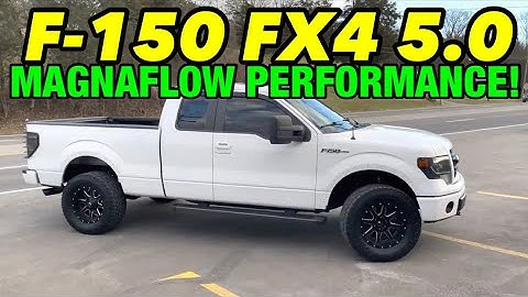 2013 Ford F 150 FX4 5.0L COYOTE V8 Exhaust w/ MAGNAFLOW PERFORMANCE MUFFLER!