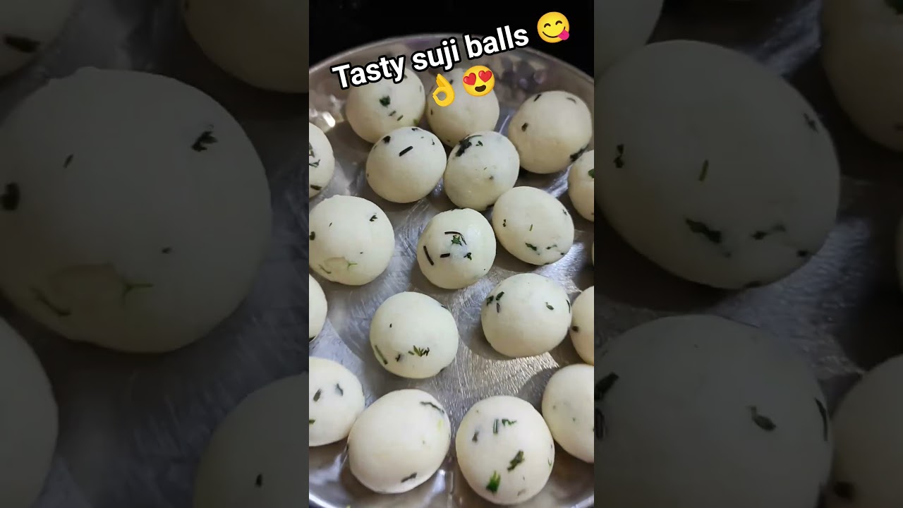 tasty suji balls 😋#sujikanashtarecipe #sujiballs# #shorts#breakfast #healthy #banaokhaowithaparna 👌😍