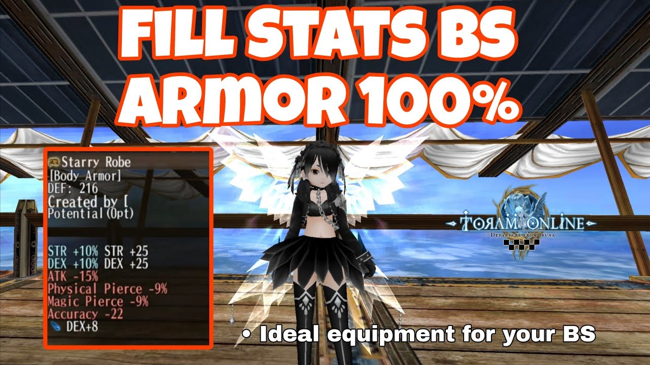 Fill Stat armor BS | Toram Online