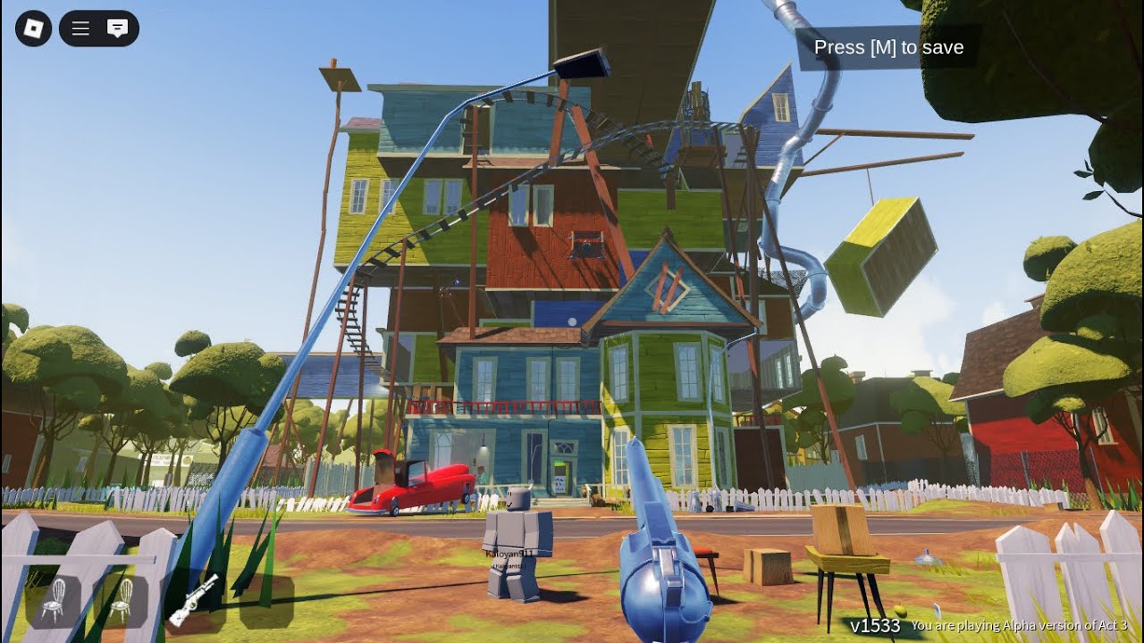 Roblox Hello Neighbor ACT 3 (v1533) Walkthrough No Commentary