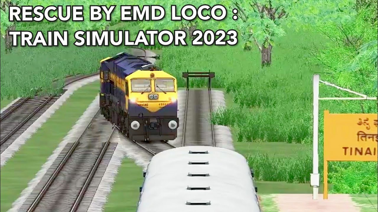 Train 2d Rake WDG4D RESCUEING ICF RAKE IN GHAT SECTION : RAILWORKS TRAIN SIMULATOR ...