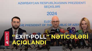 Növbədənkənar Prezident seçkilərinin “exit-poll” nəticələrini elan edildi - APA TV