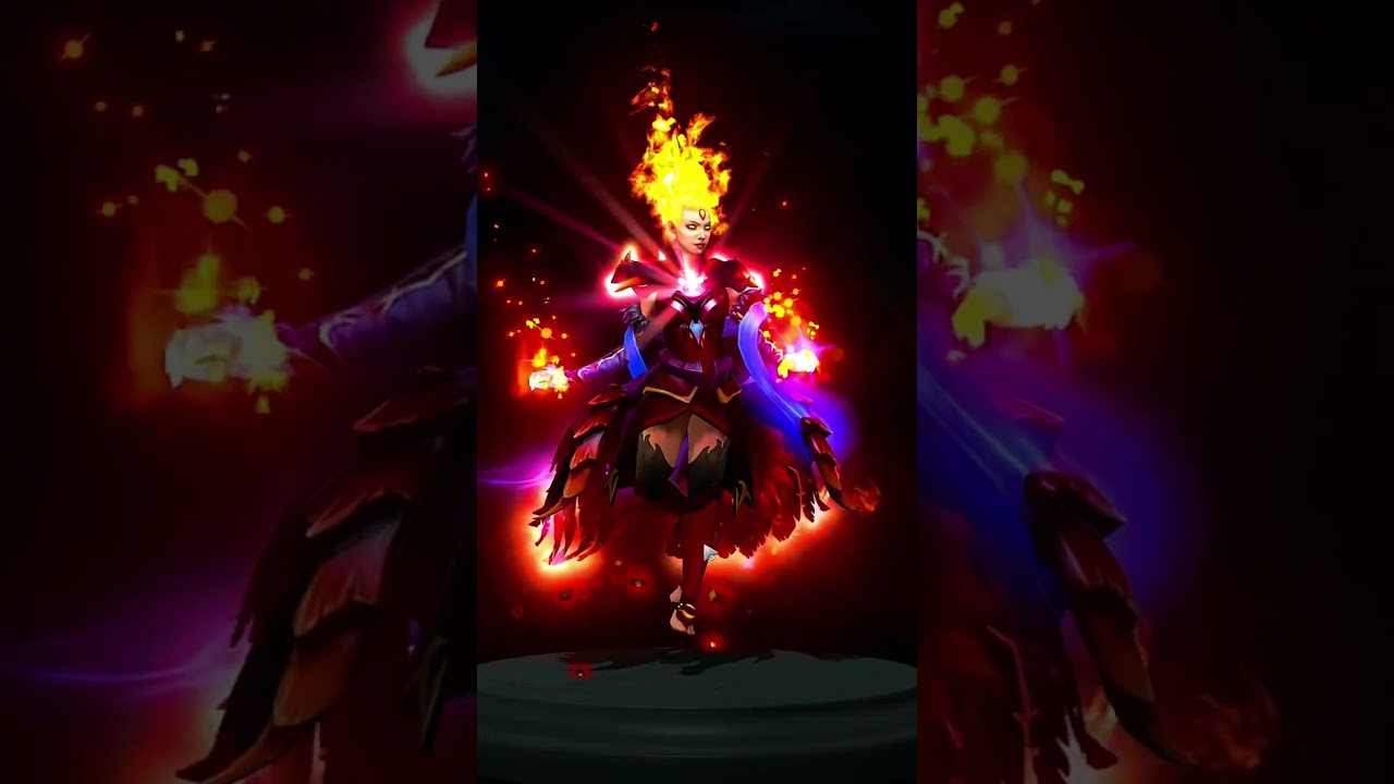 Dota 2, Лучшая лина в кобинации арканы и двух имморталок! shorts