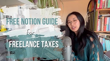 Free guide and templates for doing your freelancer taxes (UK) | Notion Tour!