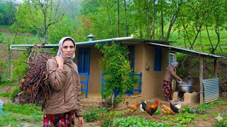 IRAN Daily Village Life : Life in the Coldest Mountain Village in Iran