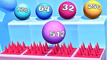 Ball Ladder 2048 ! All Levels Gameplay (1155-1160) android, ios