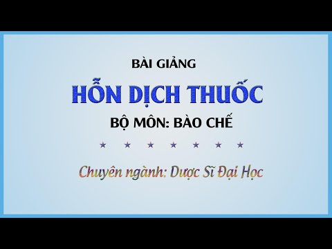 Video: Hỗn dịch và chất keo là gì?