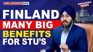 FINLAN DMANY BIG BENEFITS FOR STU’s | STUDY VISA UPDATES 2026 | USA CANADA UK