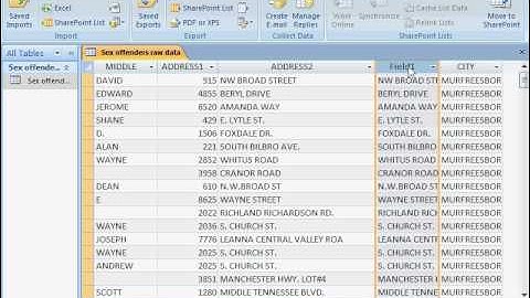 Data cleaning with update query in Access.avi