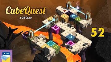 CubeQuest - a QB Game: Level 52 Solution + Secret & iOS Gameplay Walkthrough (by Stephan Goebel)