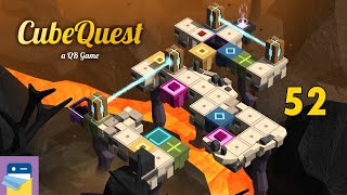 CubeQuest - a QB Game: Level 52 Solution + Secret & iOS Gameplay Walkthrough (by Stephan Goebel)