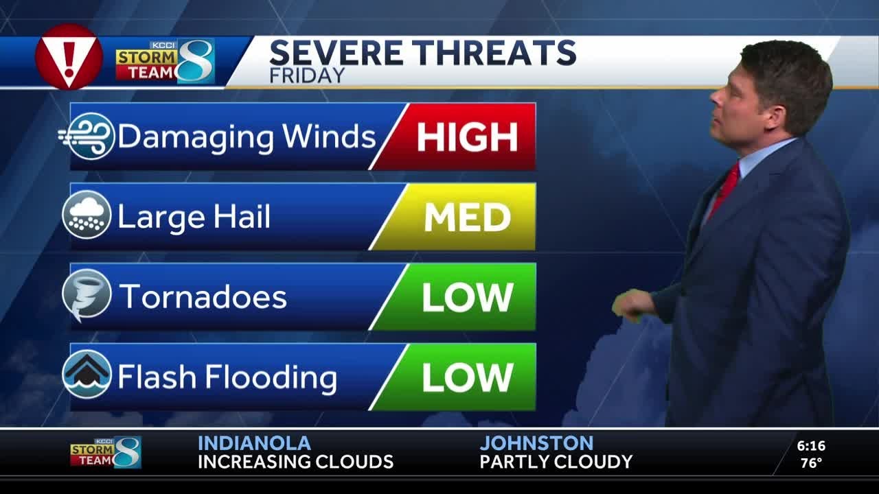 Spring severe thunderstorms return Friday - YouTube