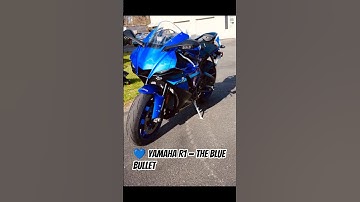 💙 Yamaha R1 — The Blue Bullet