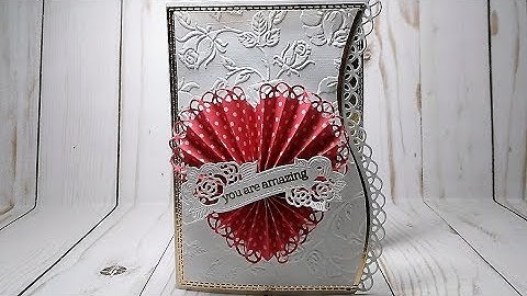 Heart Rosette Card Process Video