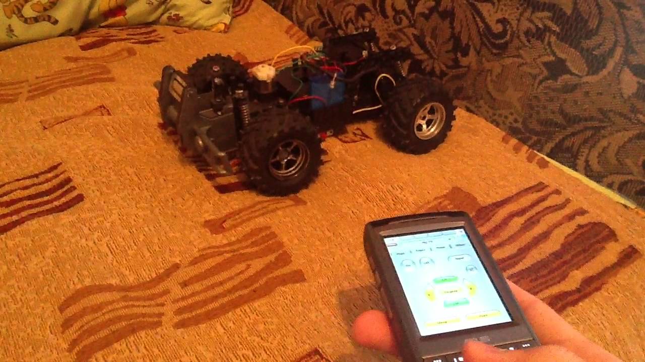 Управление р/у моделью с Asus p525