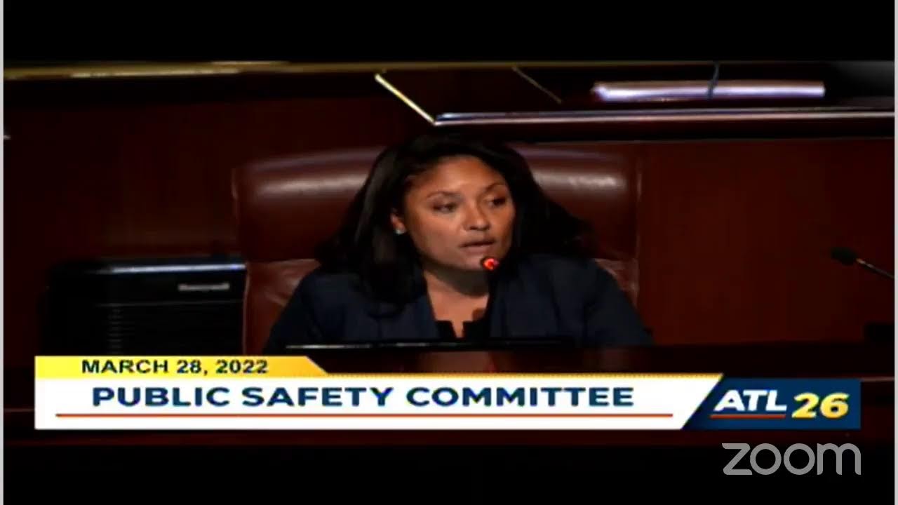 Atlanta City Council Public Safety & Legal Administration Committee Meeting March 28, 2022 