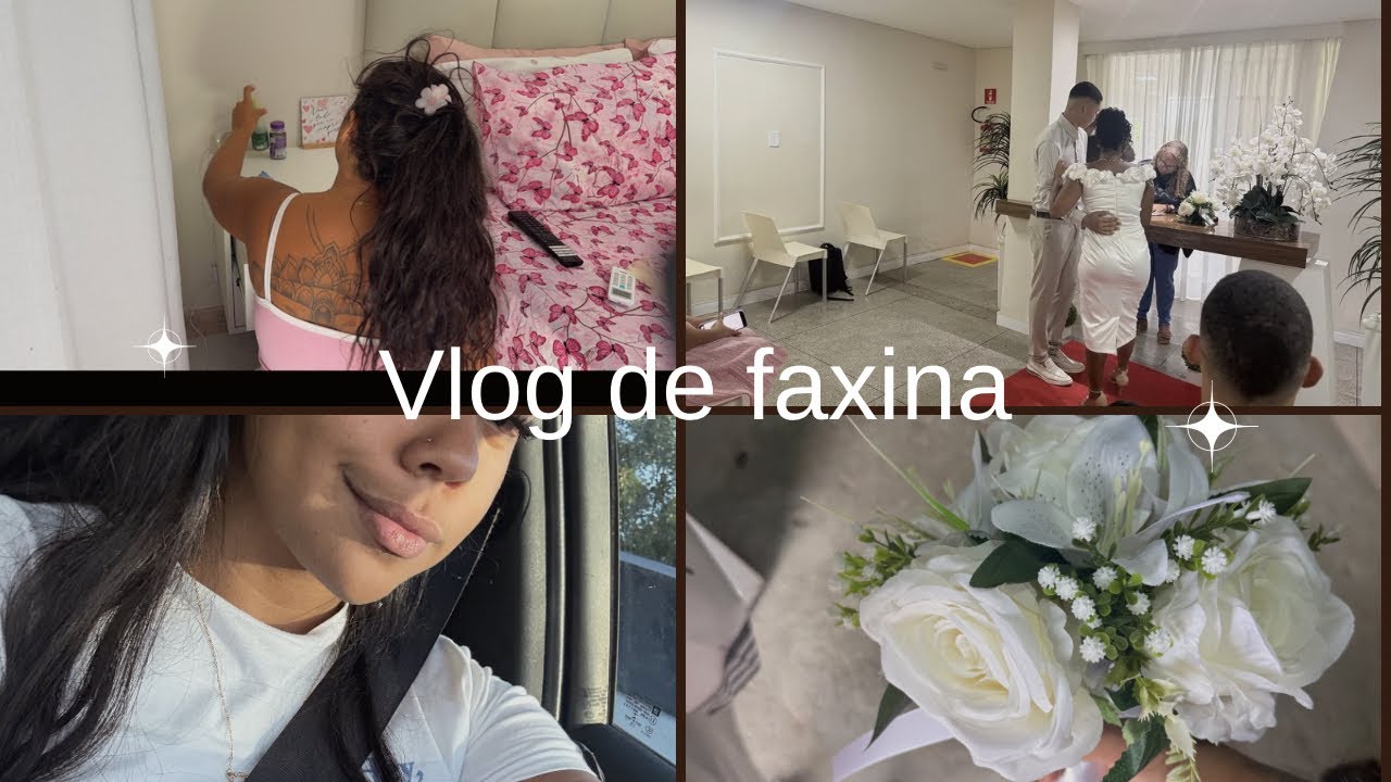 Vlog/￼ de faxina e no final teve até casamento  ￼✨