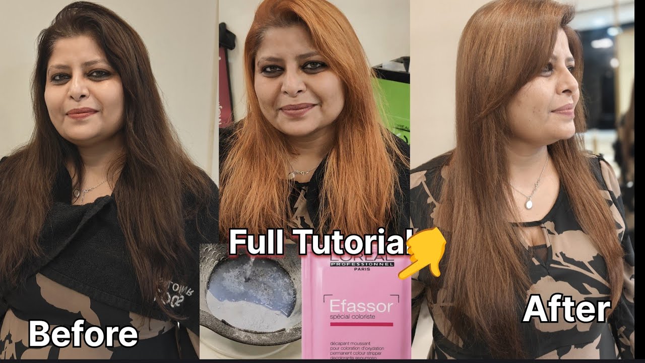 Black to brown hair color / 7.23 haircolor/ efassor use कैसे करें #hairtutorial #forbeginners Shyama
