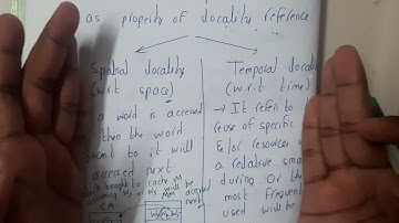 Lec 3 Locality of reference spatial and Temporal locality lines and block