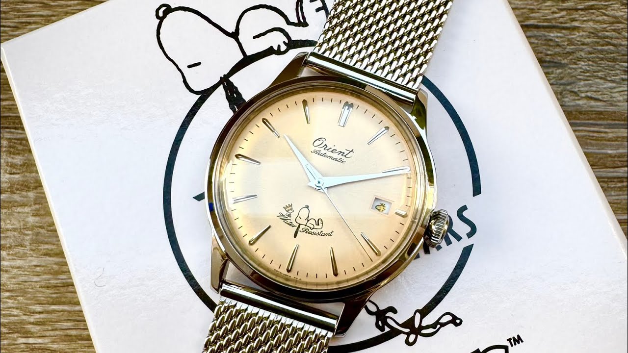 FULL REVIEW ORIENT BAMBINO AUTOMATIC X PEANUTS - SNOOPY