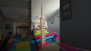 Huge Tower Of Dominoes And Kenya