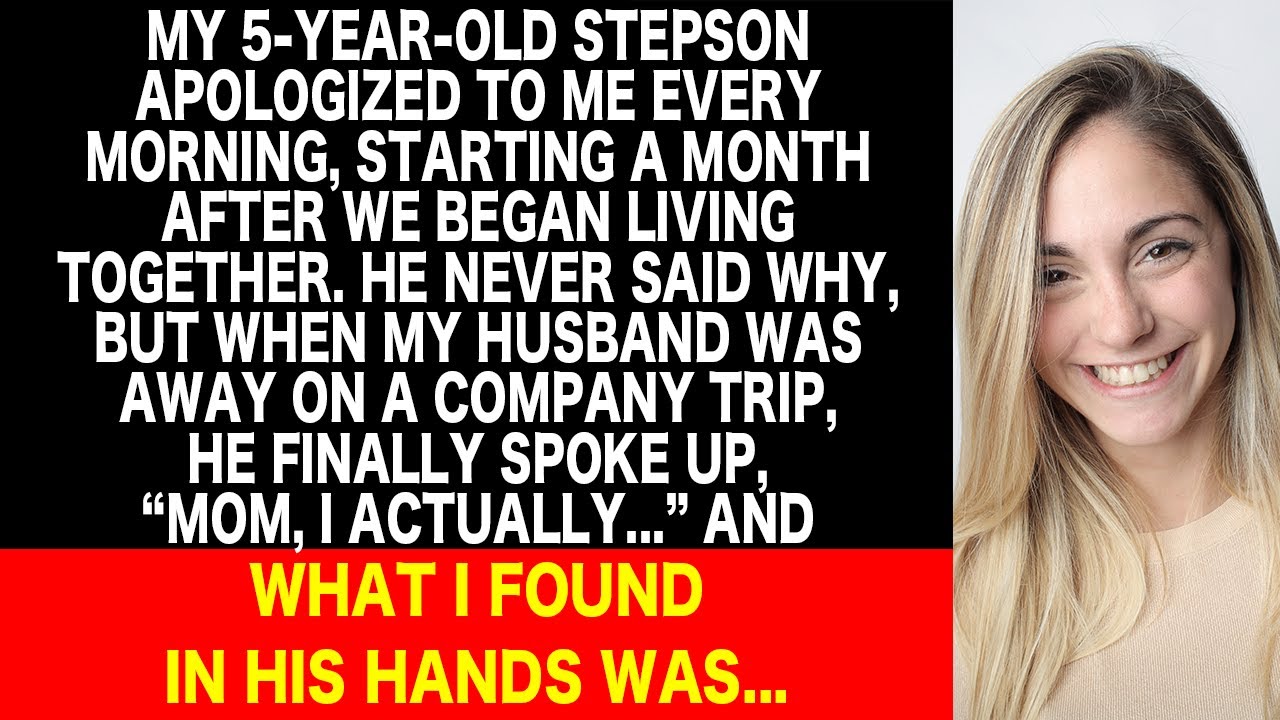 My Stepson Somehow Always Apologized to Me. When My Husband Was Away, He Finally Said, 'Actually...'