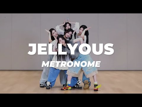 ILLIT - ‘jellyous’ - (Metronome) Dance Practice Mirrored (162bpm) ✦