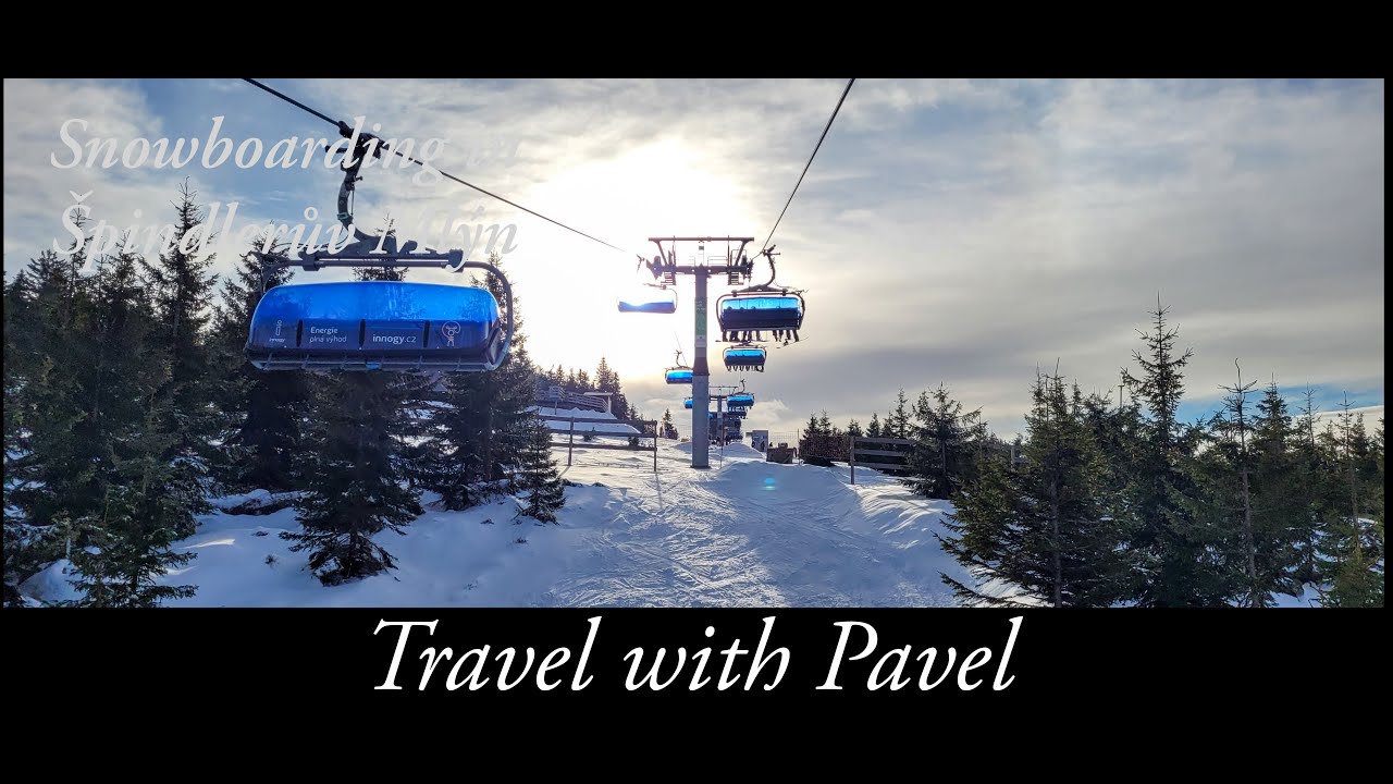 Day of snowboarding in the best Czech Ski resort, Špindlerův Mlýn -Snowboarding ve Špindlerově Mlýně