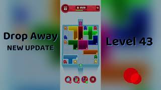 Drop Away Level 43 Walkthrough - NEW UPDATE | Step-by-Step Guide 🧠 | SolutionGuruji