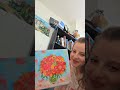 Art Reveal #artlovers #paintingreveal #artreveal #artvideo #artvlog #artvlogger #flowers #artist