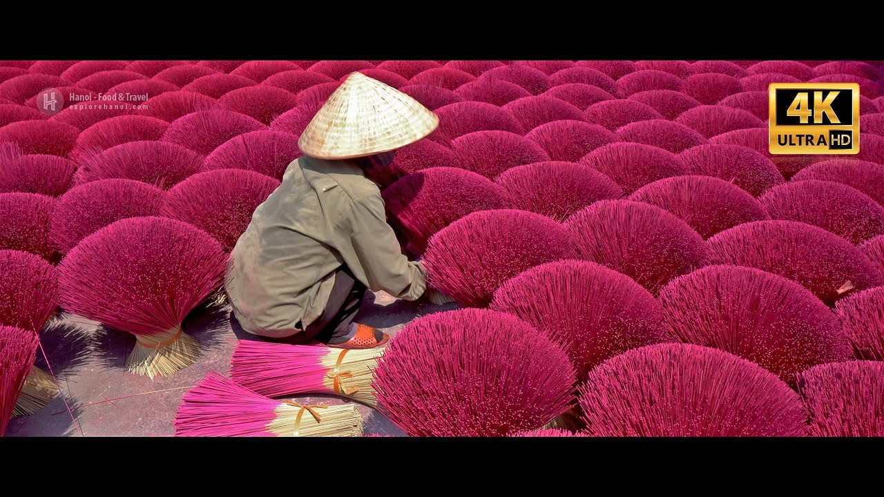 Quang Phu Cau incense village in Hanoi Vietnam YouTube