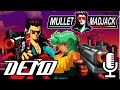 🔊Mullet MadJack▶Демо анимешного скоростного шутера