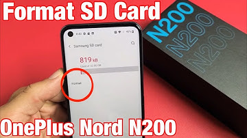 OnePlus Nord N200: How to Format SD Card while inside phone