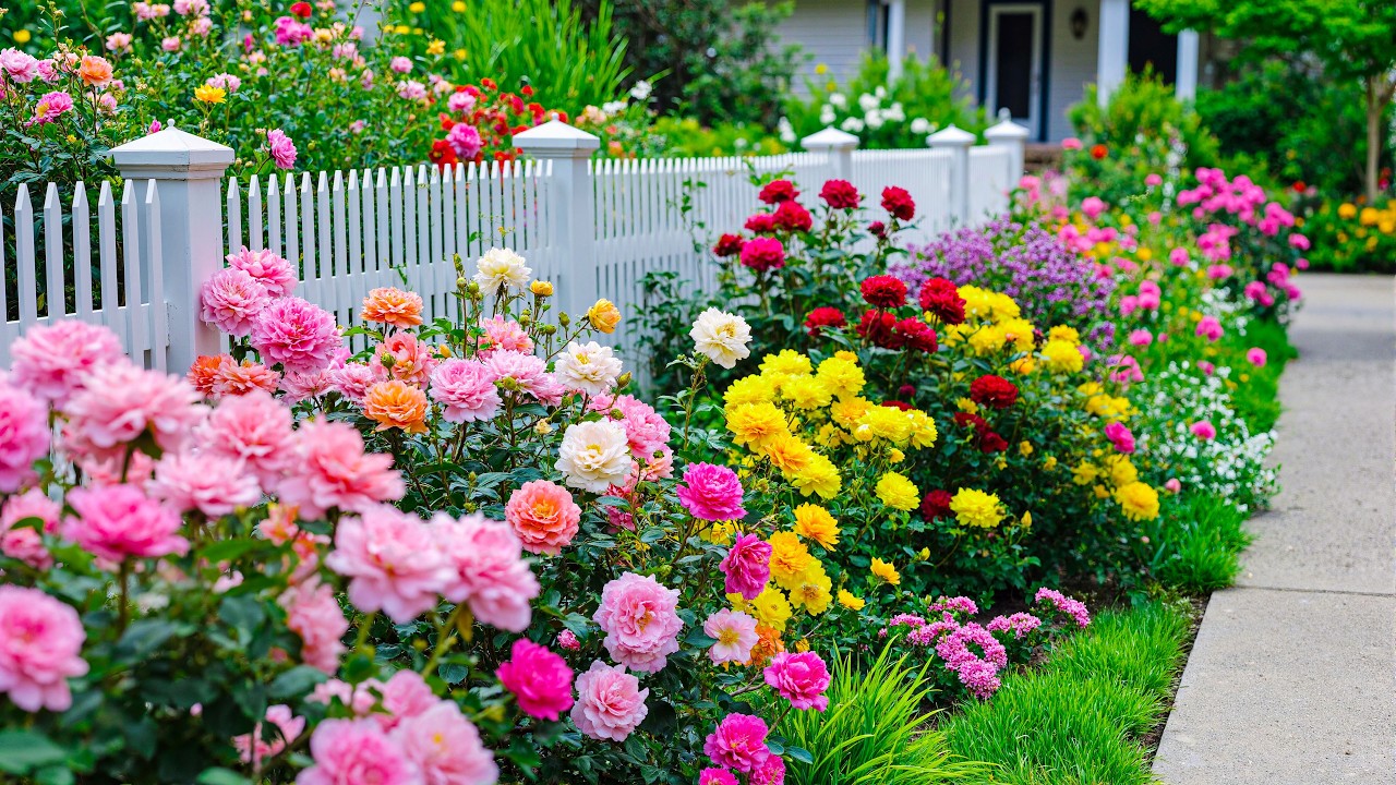 Окунитесь в сад спокойствия 🌸, где цвета мягко успокаивают разум и расслабляют мозг 🍃💗