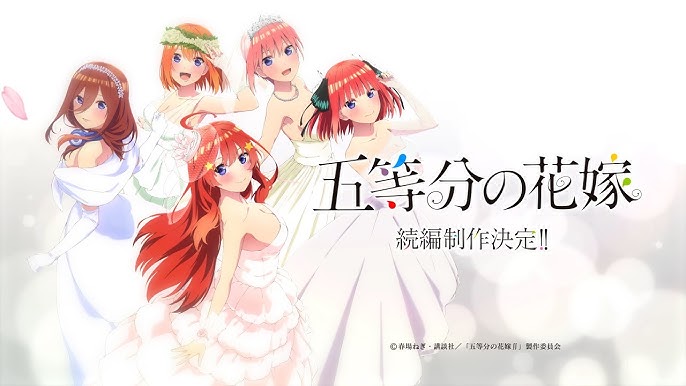 Gotoubun no Hanayome Season 3 Telah Diumumkan! Pemenangnya adalah