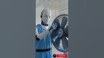 A robot cleaning its fan  #blender3d #robot #howtomaketoysathome #automation #starwars #robotics