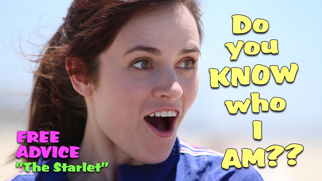 They Didn't Know She Was A Movie Star -- FREE ADVICE Comedy Sketch