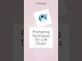 5 Prompting techniques for AI LLM Chats #promptengineering #llm #ai