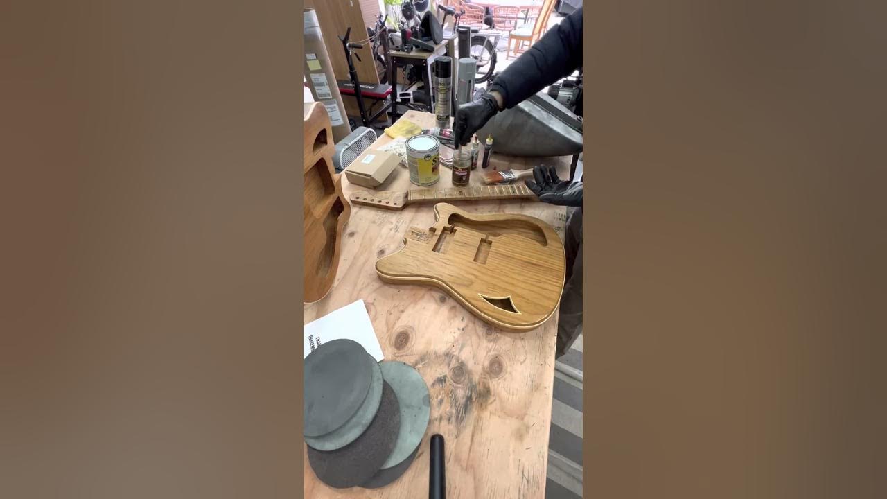 How to Stain a Basswood Guitar 