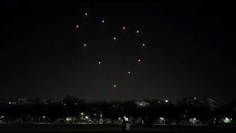 Heart in the SKY with twelve drones @ IIT Delhi by BotLab Dynamics