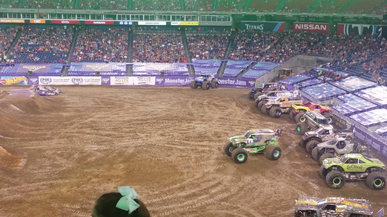 2016 Nashville, TN Monster Jam Nissan Stadium - YouTube