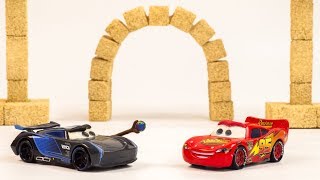 Jackson Storm Plays With Portals Stop Motion Cars Miss Fritter Pizza