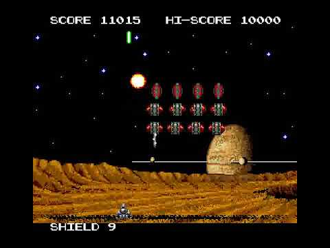 Space Invaders   Fukkatsu no Hi (PCE) - Gameplay + Ending 60 FPS